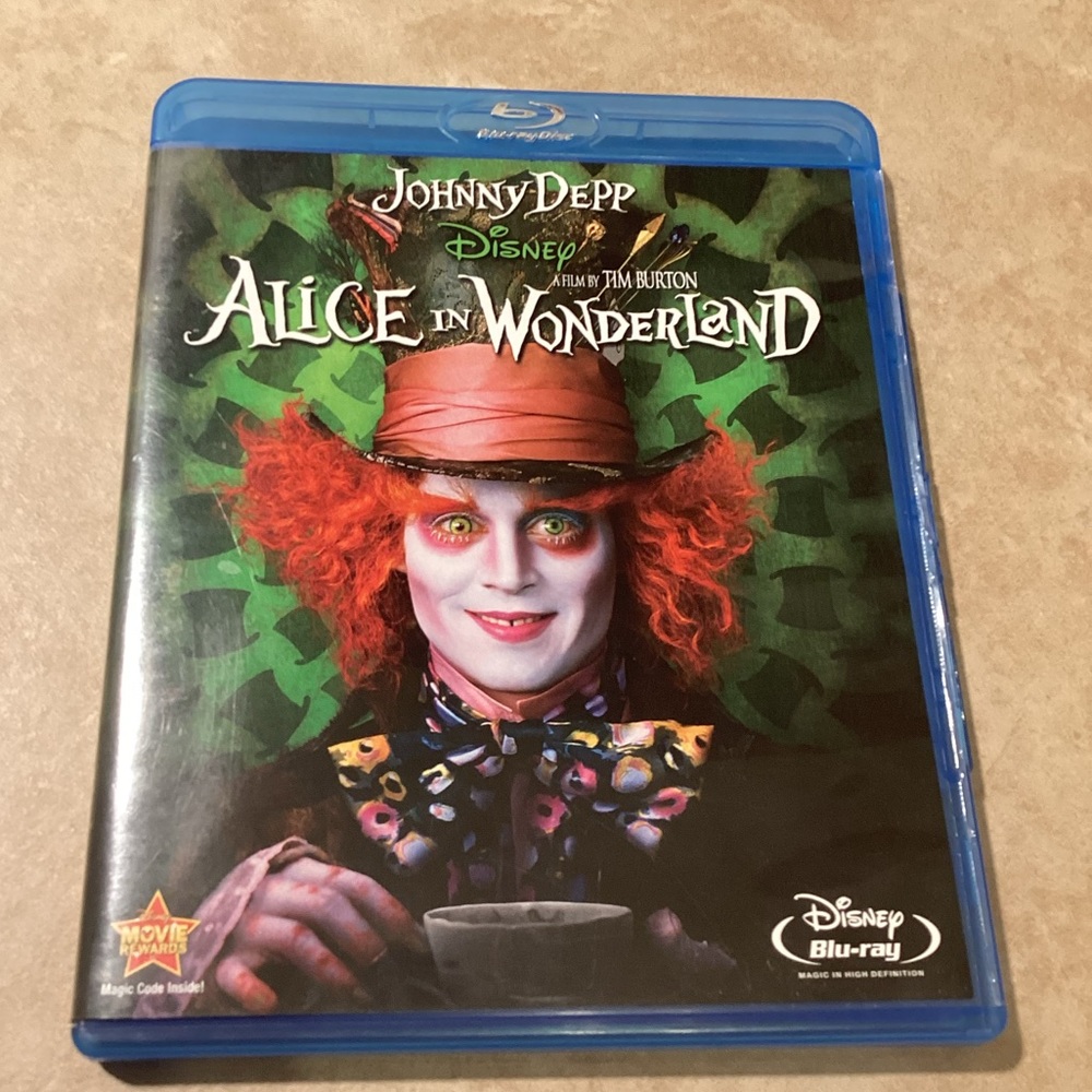 Disney Alice In Wonderland BluRay